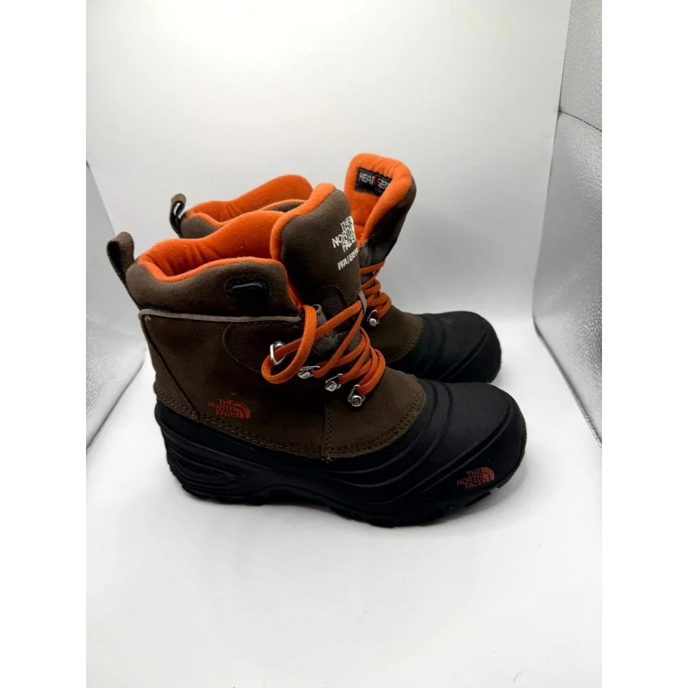 The North Face Chilkat Lace II NF0A2T5R Unisex‎ Kids 5 Brown Winter Snow Boot